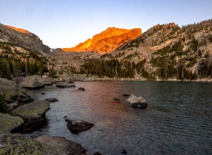 Lake Haiyaha Alpenglow