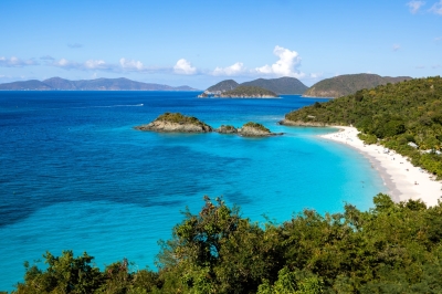 Overlook of Trunk Bay on St. John