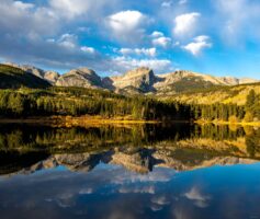 Sprague Lake Sunrise in Rocky Mountain National Park